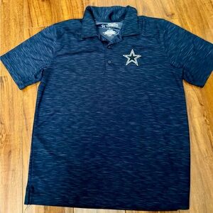 Dallas Cowboys Men's Blue Polo with Star Logo